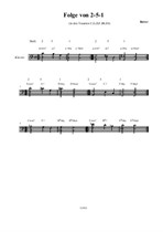 Chordsymbols for piano No.1